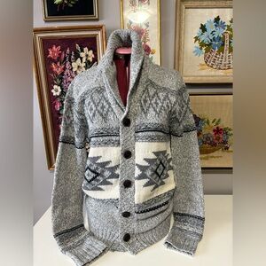 Kolby Gray Patterned Men's Sweater